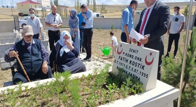  Şehit Fatih Kostik'e vefa